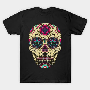 Day of the Dead Deco Skull 3 T-Shirt